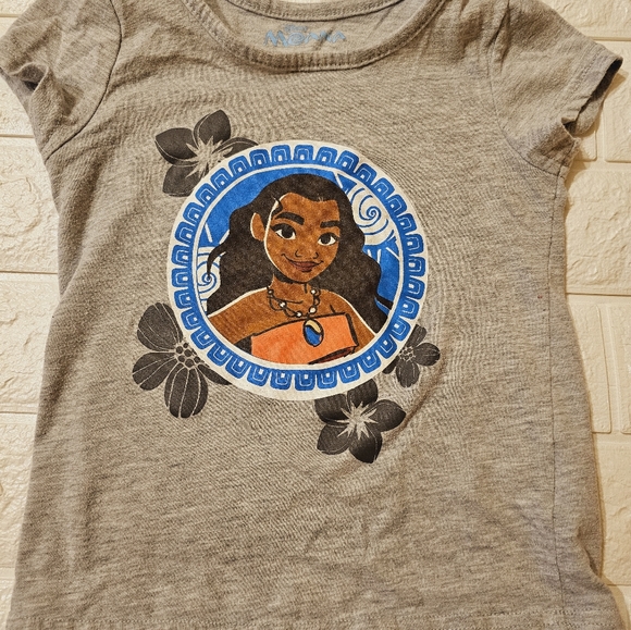 Disney Minnie Mouse Moana 5T 6X Tee Shirt Lot of 5 Shirts - Picture 8 of 11
